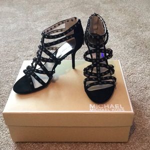 Michael Kors Maddie Jeweled Strappy Sandals